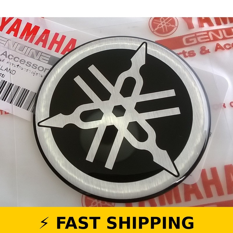 Yamaha Tuning Fork Decal Sticker Emblem - 50mm