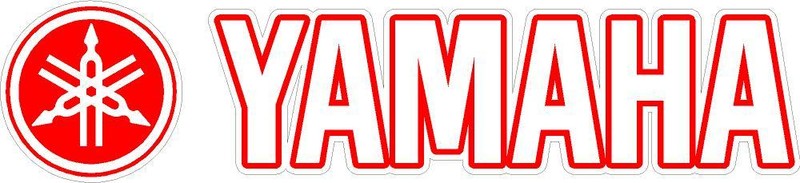 Yamaha Motorcycles Vinyl Decal Sticker Car Truck Racing 9″ or 14″ Red White