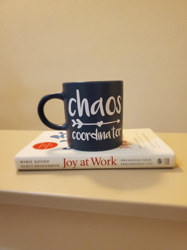 Chaos Coordinator vinyl decal coffee mug tumbler Yeti tea cup laptop.