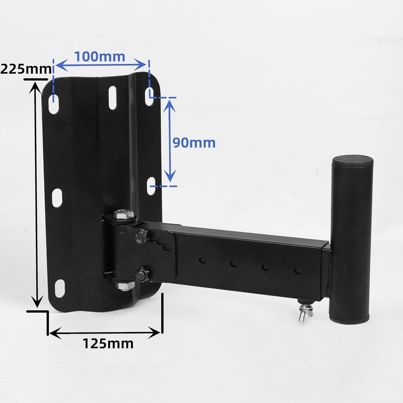 Heavy Duty Speaker Mounts - Support up to 110lbs, Adjustable PA Speaker Brackets gallery