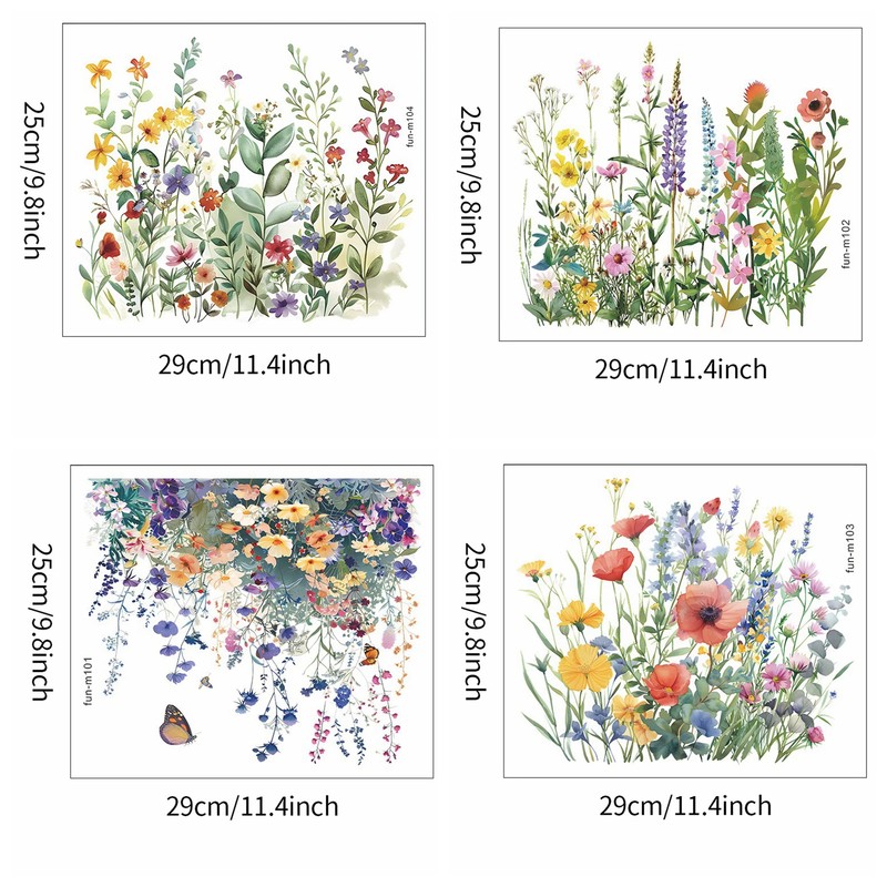 New Green Plant Leaves Bathroom Toilet Sticker Designs WC Closes tool Wall gallery