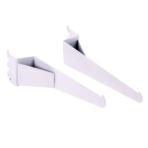 Econoco PSORKBWH Pipeline Shelf Brackets (Pack of 2)