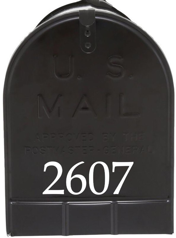 3-pack Mailbox Numbers and Address Vinyl Decals - Street Home - Die Cut BOOKA gallery