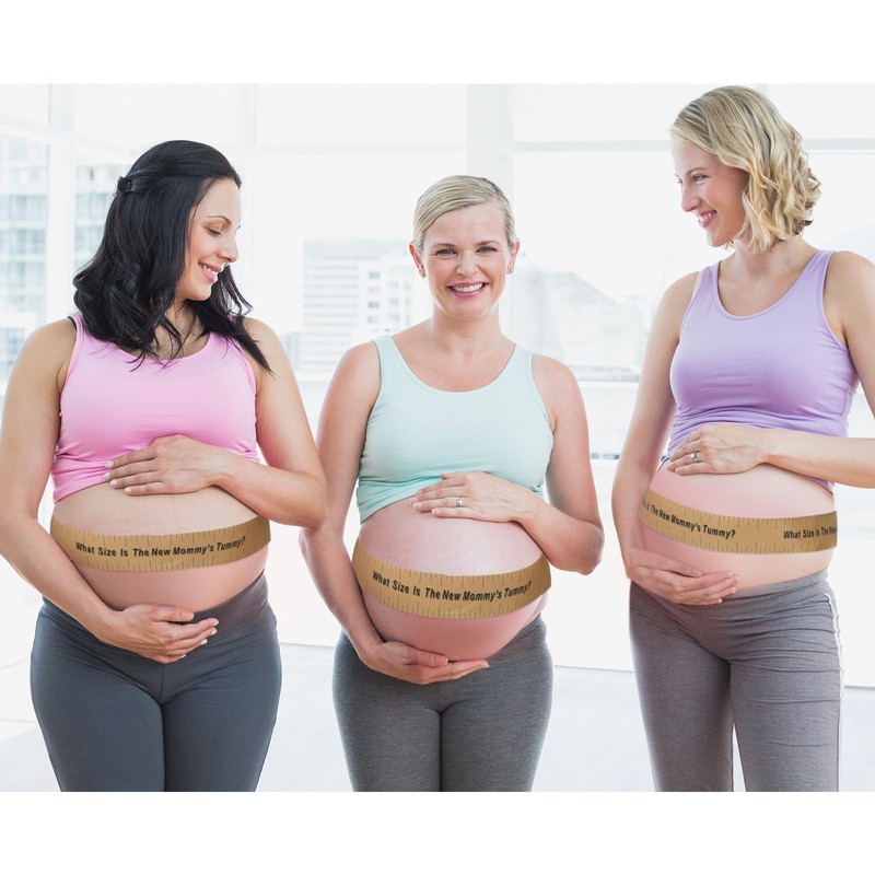 2 Rolls 2 Inch x 150 Feet Baby Shower Measuring Tape Tummy Measure Belly Game... gallery