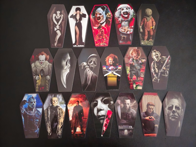 Horror Movie Inspired Stickers Myers Ghostface Jason Leatherface Halloween Decal