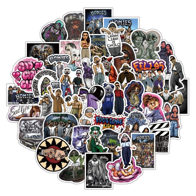 100Pcs Homies Sticker for Kids Teens Girls Scrapbooking Water Bottles gallery