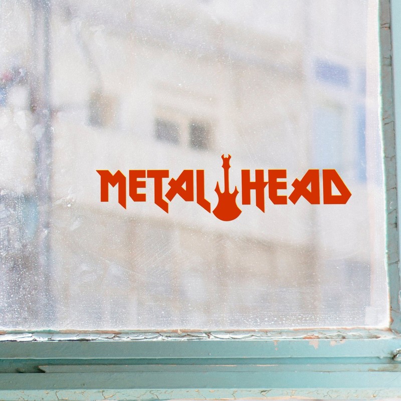 Metal Head Vinyl Decal Sticker - Hard Heavy Black Death Speed Thrash Guitar gallery