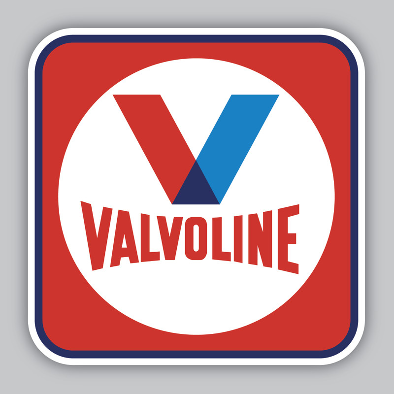 Valvoline Motorsports Vinyl Sticker/Decal – Racing -F1 -Vintage -Fuel -Drag -Oil