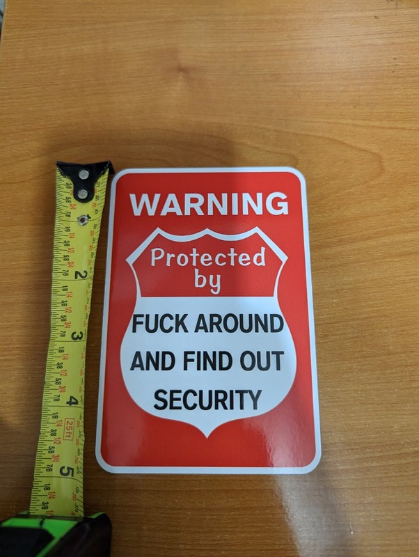 Funny Stickers Summer F around and find out surveillance Indoor/ Outdoor