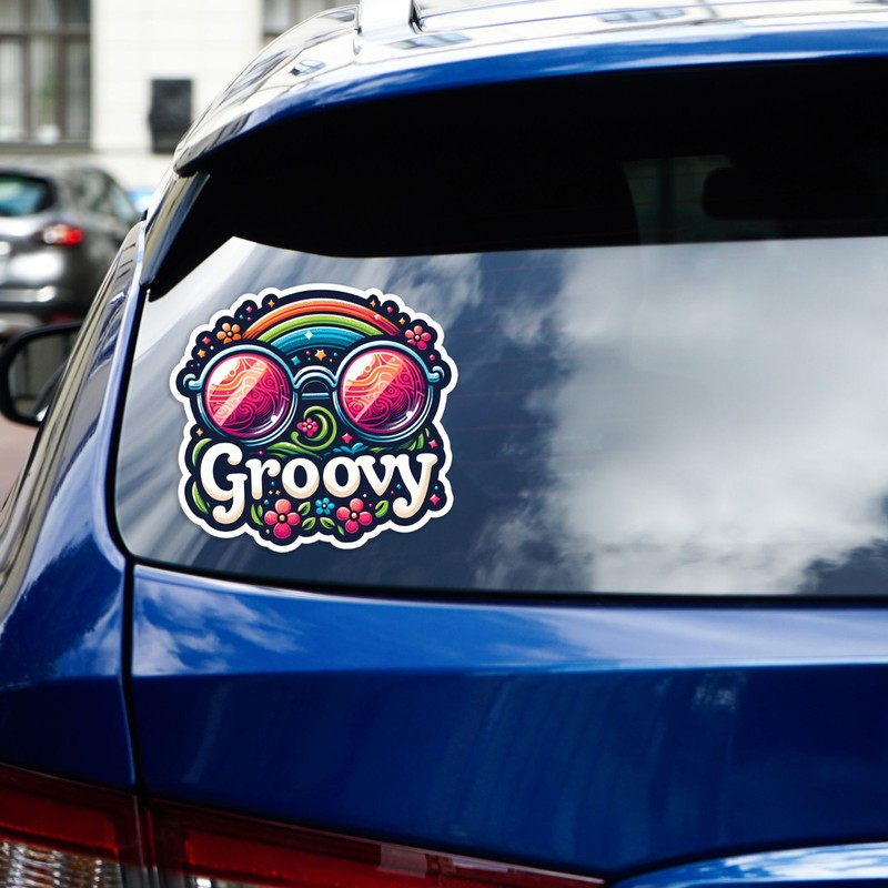 Groovy - Vinyl Decal Sticker - Car Window Laptop - #1342 gallery