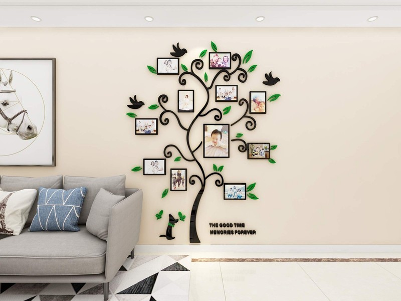 Family Tree Wall Decor Picture Frames Collage for Living Room Frame Accessories gallery