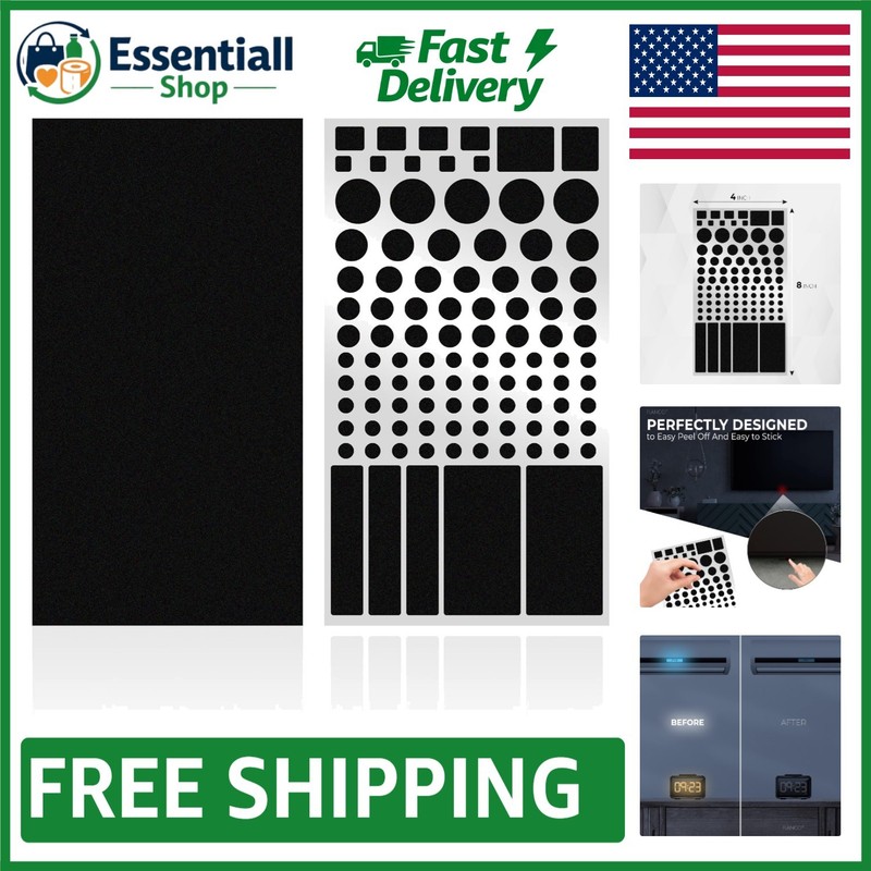 Black Light Dimming Stickers – 80% LED Light Reduction for Electronics