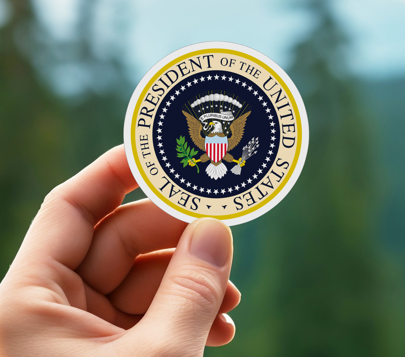 NEW- US Presidential President Seal Vinyl Sticker Decal - 3 INCHES