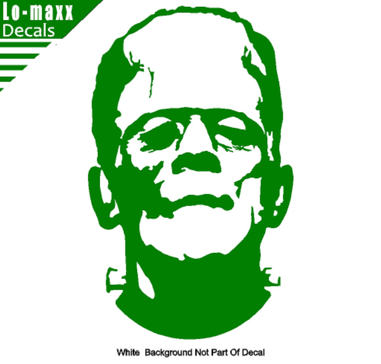 Frankenstein Monster Spooky Cool Car Window High Quality Die Cut Vinyl Decal gallery