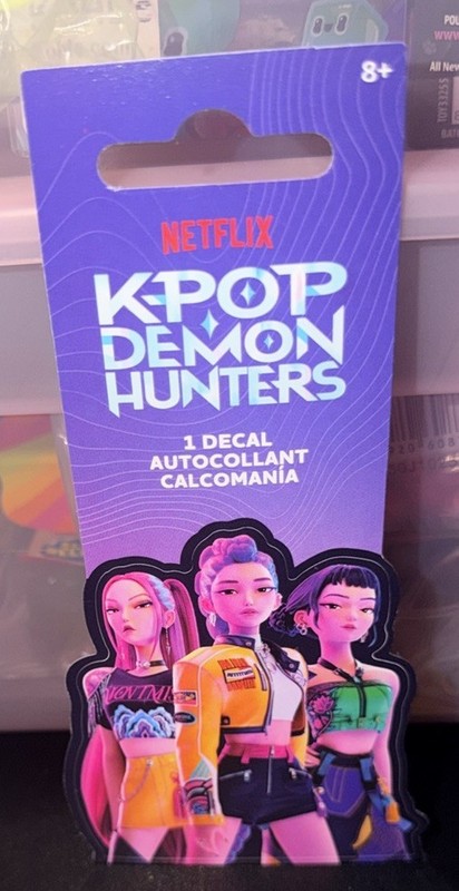 Kpop Demon Hunters Huntrix Waterproof decal sticker water bottle laptop