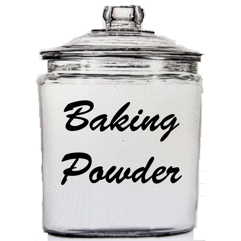 Baking Powder label canister jars storage custom Pantry kitchen organization