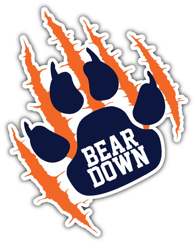 Chicago Bears Bear Dawn NFL Car Bumper Sticker Decal “SIZES”
