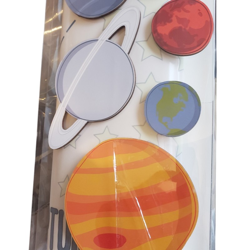 3D Glow in The Dark Solar System Wall Decals Wall Stickers Planet Ceiling 4x4 ft gallery