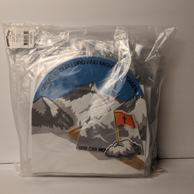 God Can Move Mountains Children's Craft 12 Pack - 3 years of age and up