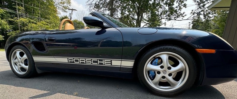 Hood Rear and Rocker Stripe Stripes Graphics kit Compatible with Porsche Boxster gallery