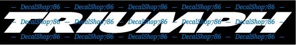 Triumph Boats – Outdoor Sports – Car/SUV/Truck Vinyl Die-Cut Peel N’ Stick Decal