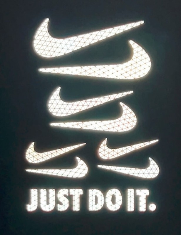 Nike Swoosh Logo Stickers Decals Reflective Reflector Pack Flexible Waterproof gallery
