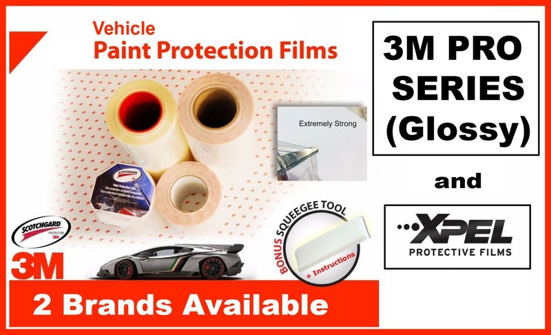 4″ Vehicle Paint Protection film – 3M Pro Series and Xpel Ultimate Plus – Cars