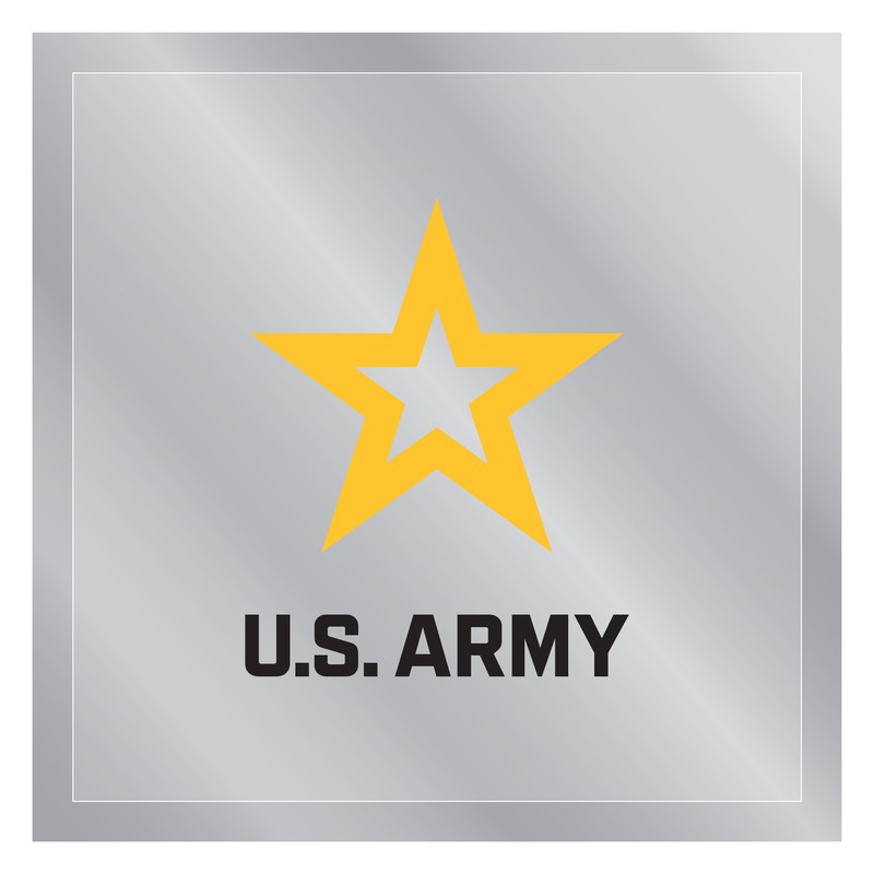 Army Star Logo Back Static Cling