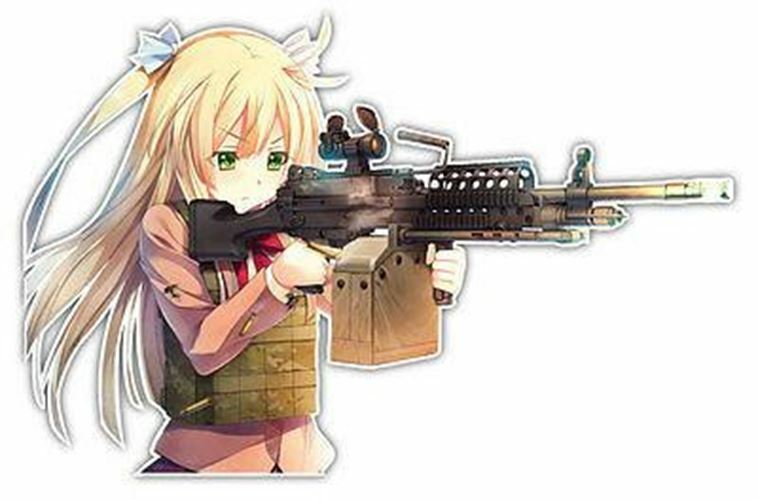 Innocent Bullet -the false world Anime JDM Anime Car Window Decal Sticker 004