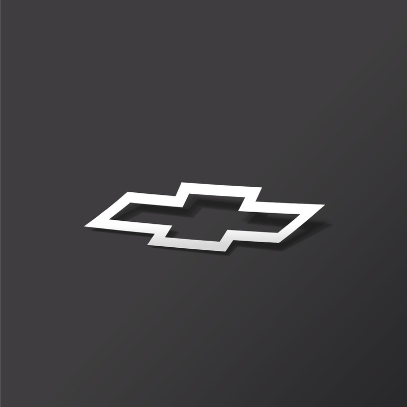 Chevy Bowtie Decal Chevrolet Logo Sticker Silverado Tahoe Truck Window Vinyl gallery