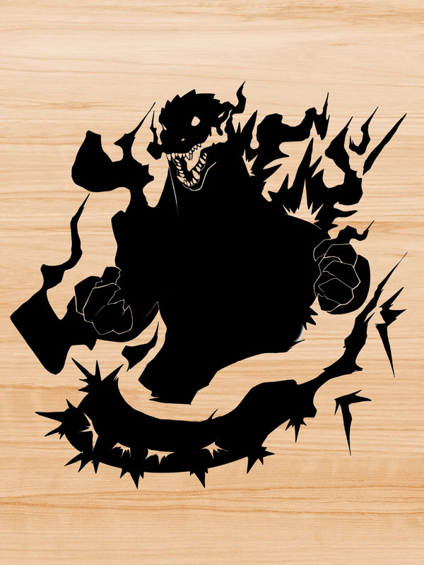 Decal Vinyl Car Truck Sticker - Fire Godzilla Kajui Choas You Pick Size & Color gallery