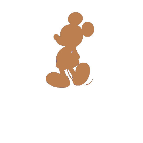 Mickey Mouse Silhouette Decal Sticker for Macbook Laptop Car Window Wall Decor gallery