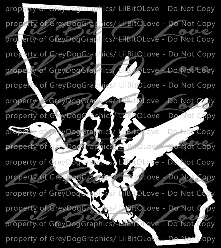 California Duck Hunter Solid Color Drake Hunting Vinyl Decal Sticker Water Fowl gallery