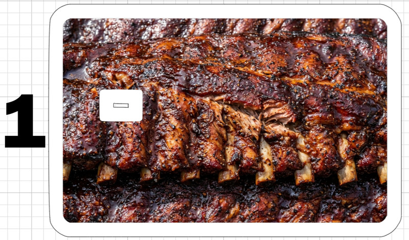 Food Fan Credit Debit ATM Gift Card Skin Sticker Ribs Pizza Hamburger Lasagna gallery