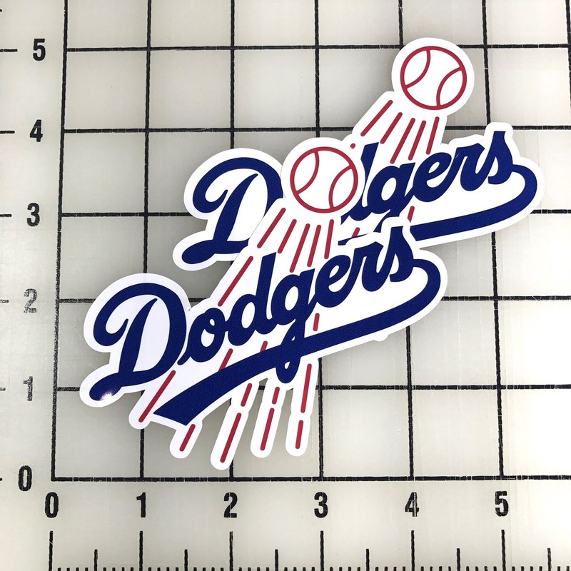 LA Los Angeles Dodgers MLB 4" Wide VInyl Decal Sticker - BOGO gallery