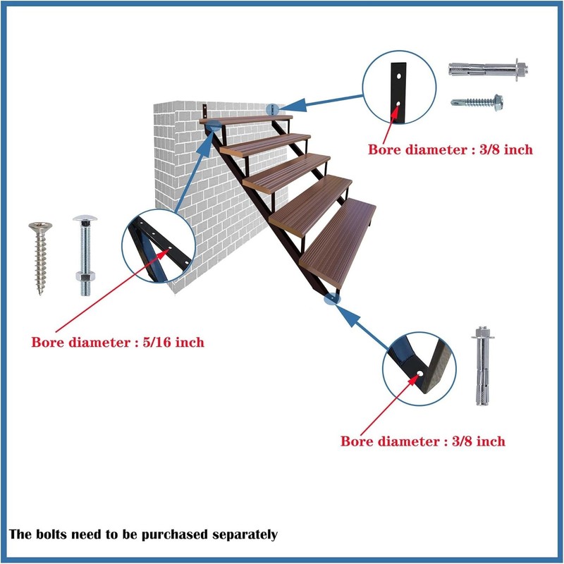 Easy Installation Metal Stair Stringer - 4 Step gallery