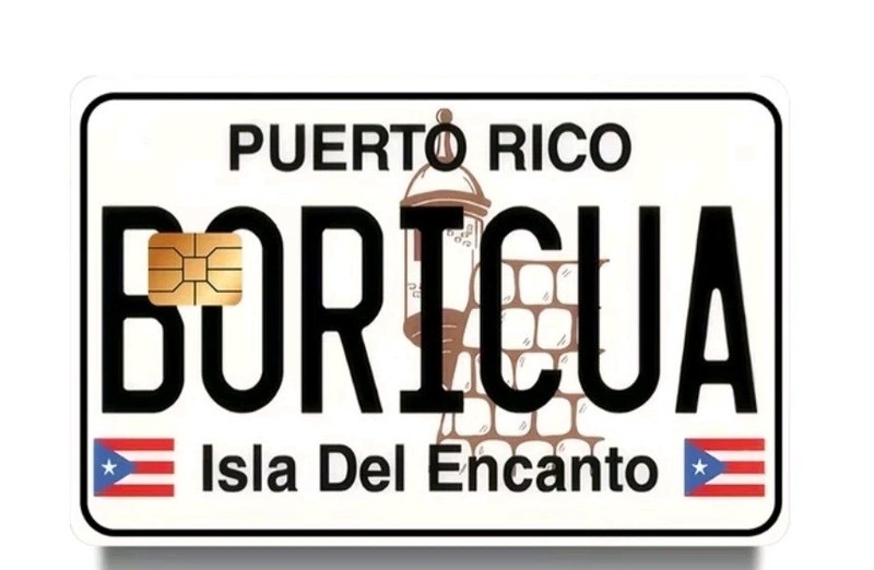 Puerto Rican Boricua Themed Credit Debit Card Sticker Skin Free Shipping