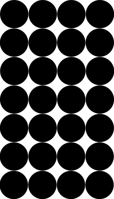 28 POLKA DOTS 3 Inch Vinyl Stickers. Wall Decal Circles 3.0 Inch Color Dot