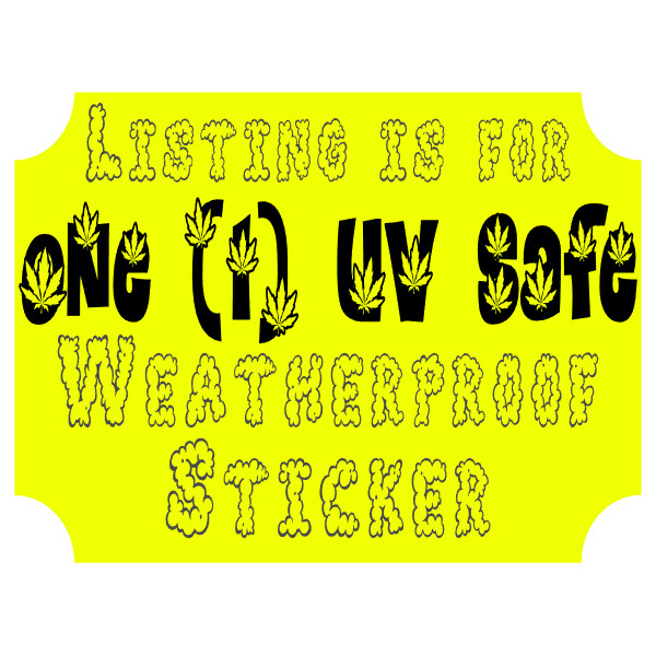 Joint and Lighter Best Friends Weed Sticker 420 Decal UV Safe stoner ganja gallery