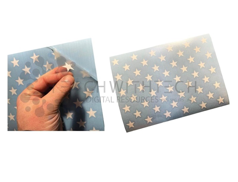 American Flag Vinyl Star Union Vinyl Application | DIY Wood Flag Stars Flagmaker gallery
