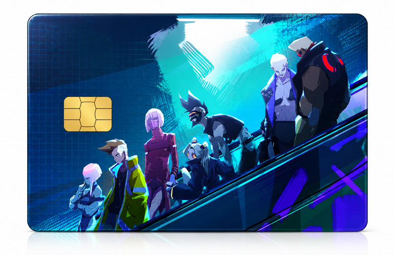 Cyberpunk Edgerunners 2077 Anime Credit Card Skin Debit Card Vinyl Wrap