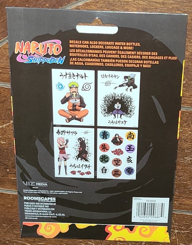 NARUTO SHIPPUDEN Roomscapes Device Decals by Trends International #DC2032 gallery