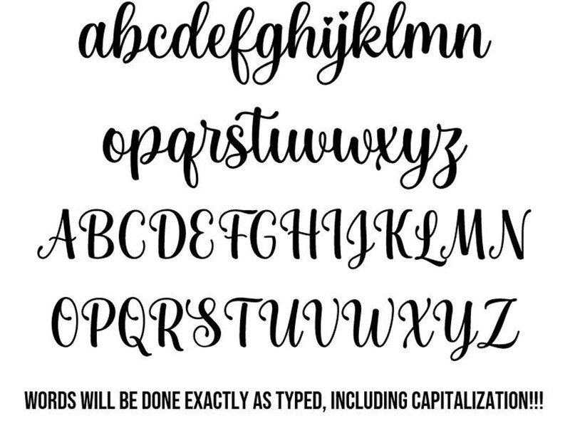 Holographic Personalized Cursive Name Decal, Multiple Colors gallery