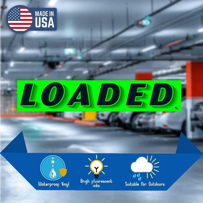 Versa Tags 12Pack of LOADED Stickers Car Lot Windshield Slogan Decals gallery