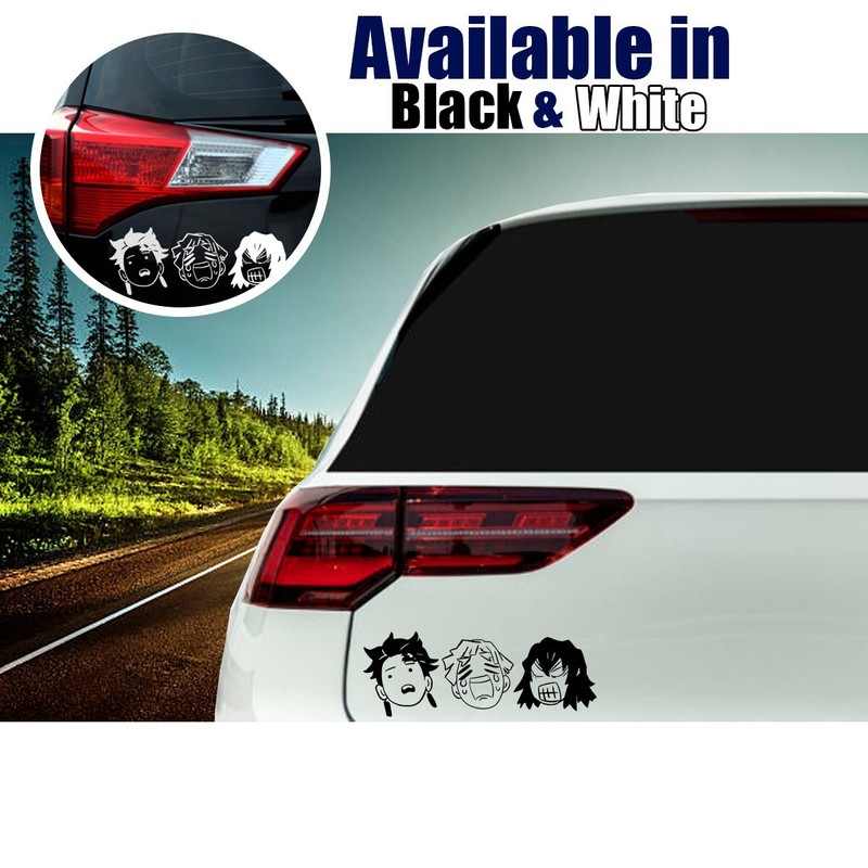 Tanjiro Zenitsu Inosuke Decal Vinyl Sticker for Office Gaming Room 7"in" x 15"in gallery