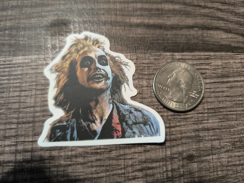 Beetle Juice Sticker Halloween Horror Micheal Keaton Ghost The Most Beatlejuice