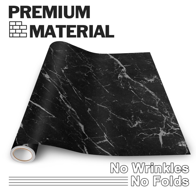 Marble Contact Paper Oil-proof Wallpaper Film PVC Self-Adhesive Granite Sticker