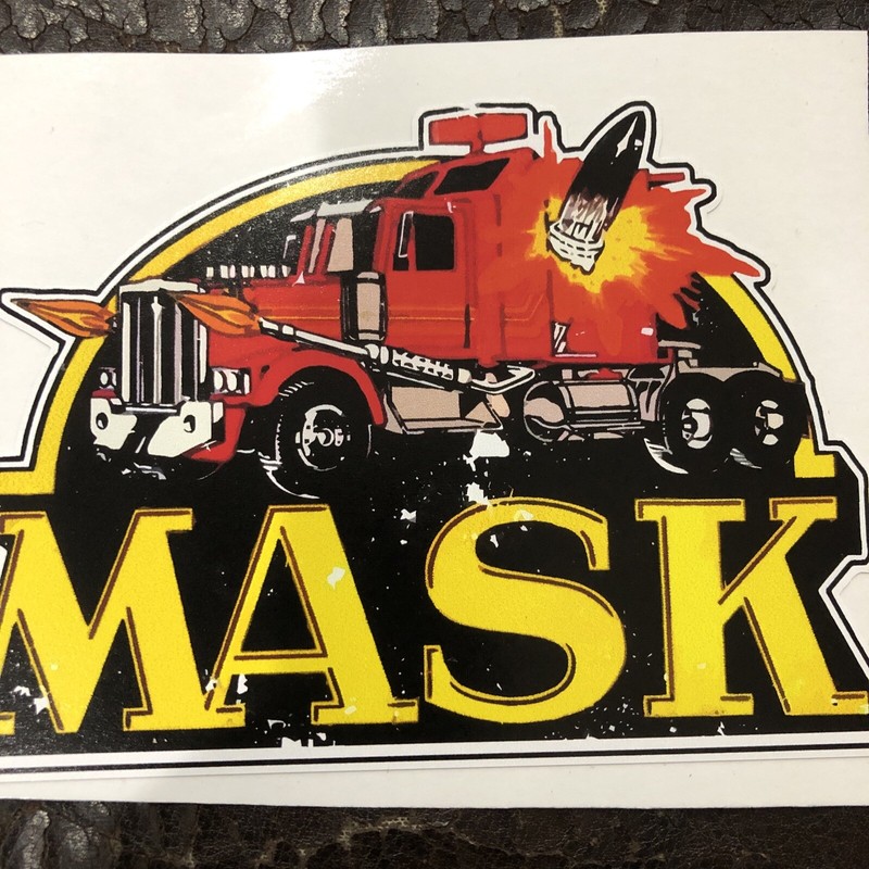 1985 M.A.S.K bumper Sticker! gallery