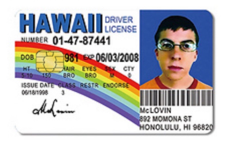 McLovin Credit Debit Card Skin Cover Sticker Chip Funny Decal