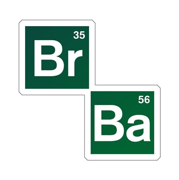 Breaking Bad Sticker Br Ba